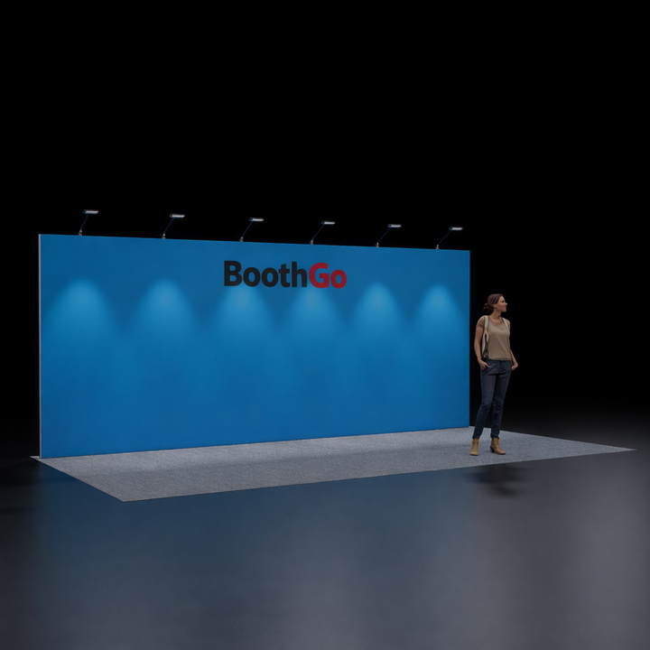 Wooden Backwall Exhibit 10' x 20'