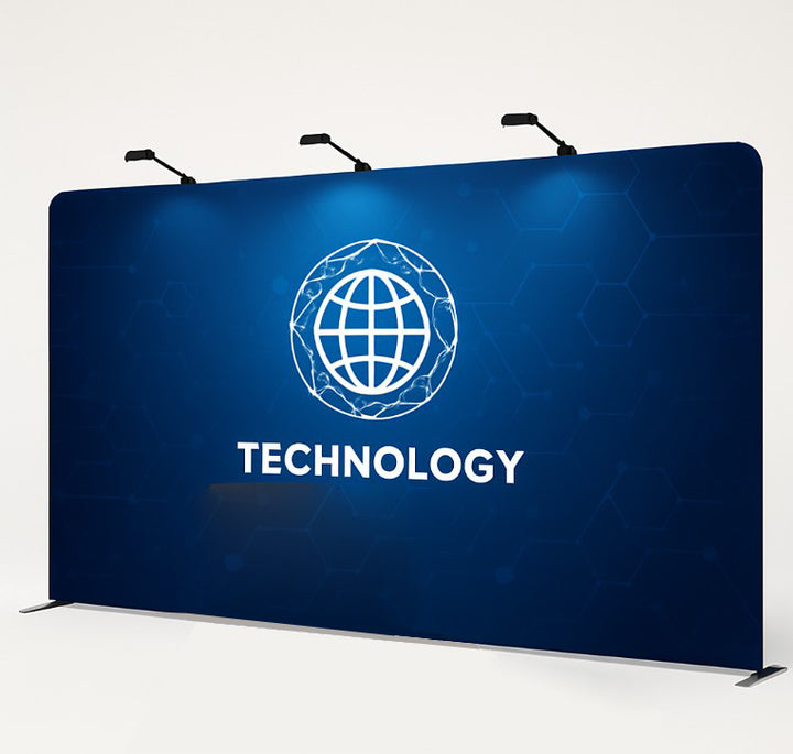 10X20 Straight Tension Fabric Trade Show Booth Display Kit