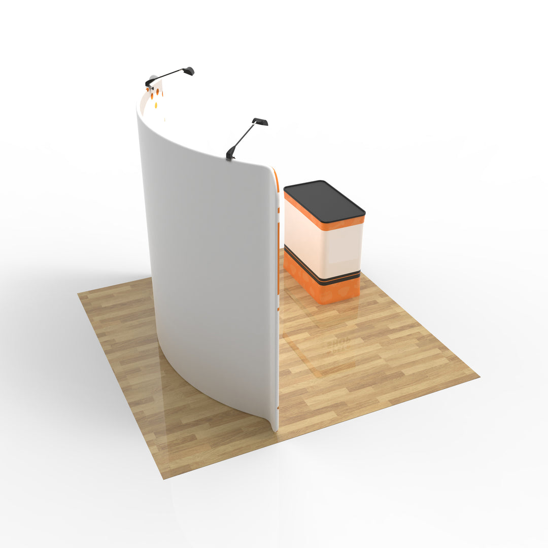 10' Curved Tension Fabric Display