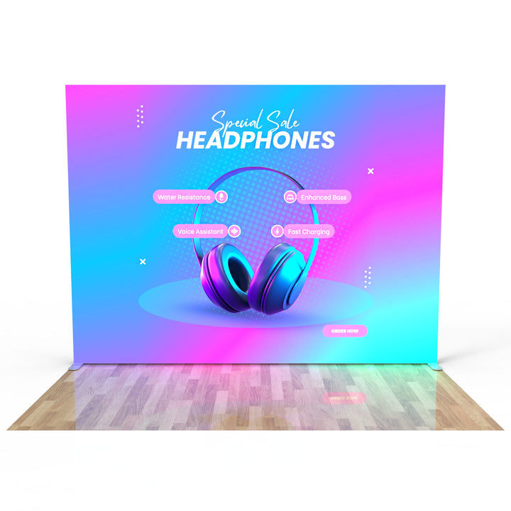 10’ SEG Backlit Fabric Display