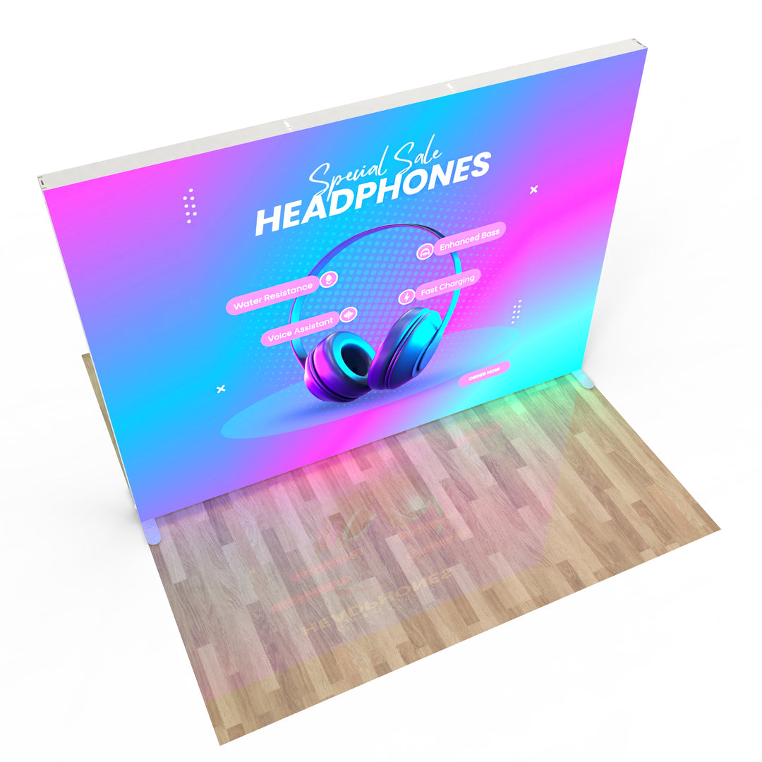 10’ SEG Backlit Fabric Display