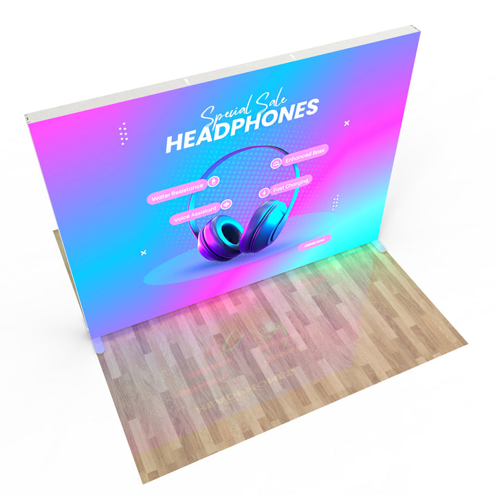 10’ SEG Backlit Fabric Display