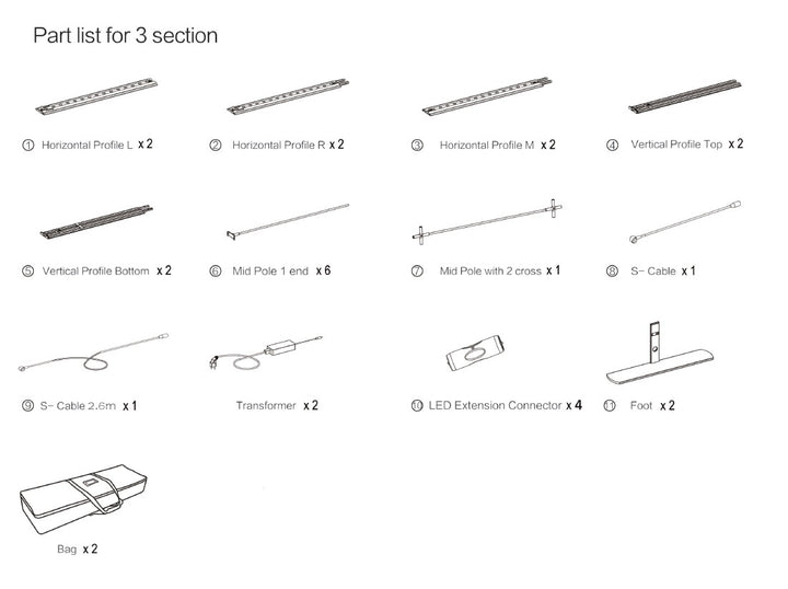 10’ SEG Backlit Fabric Display