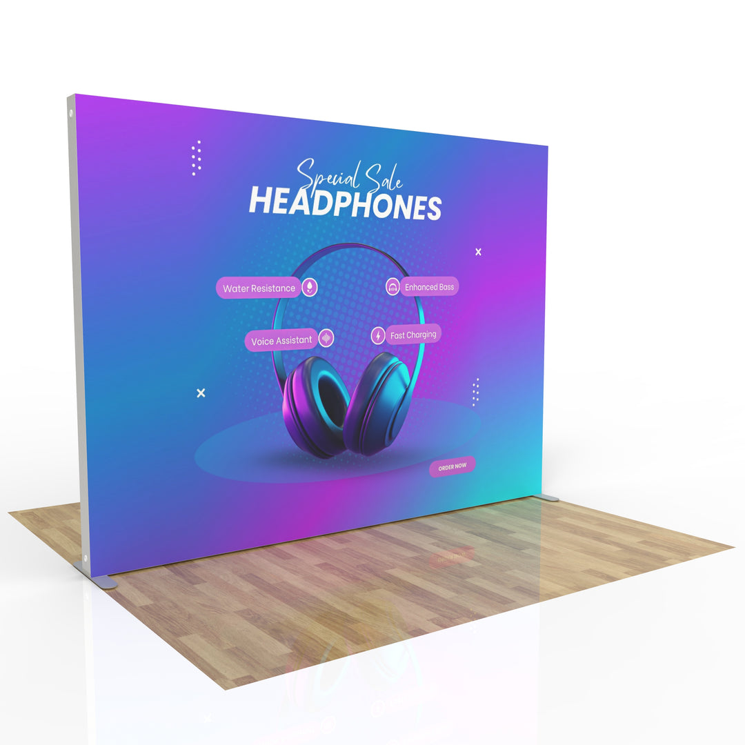 10’ SEG Backlit Fabric Display