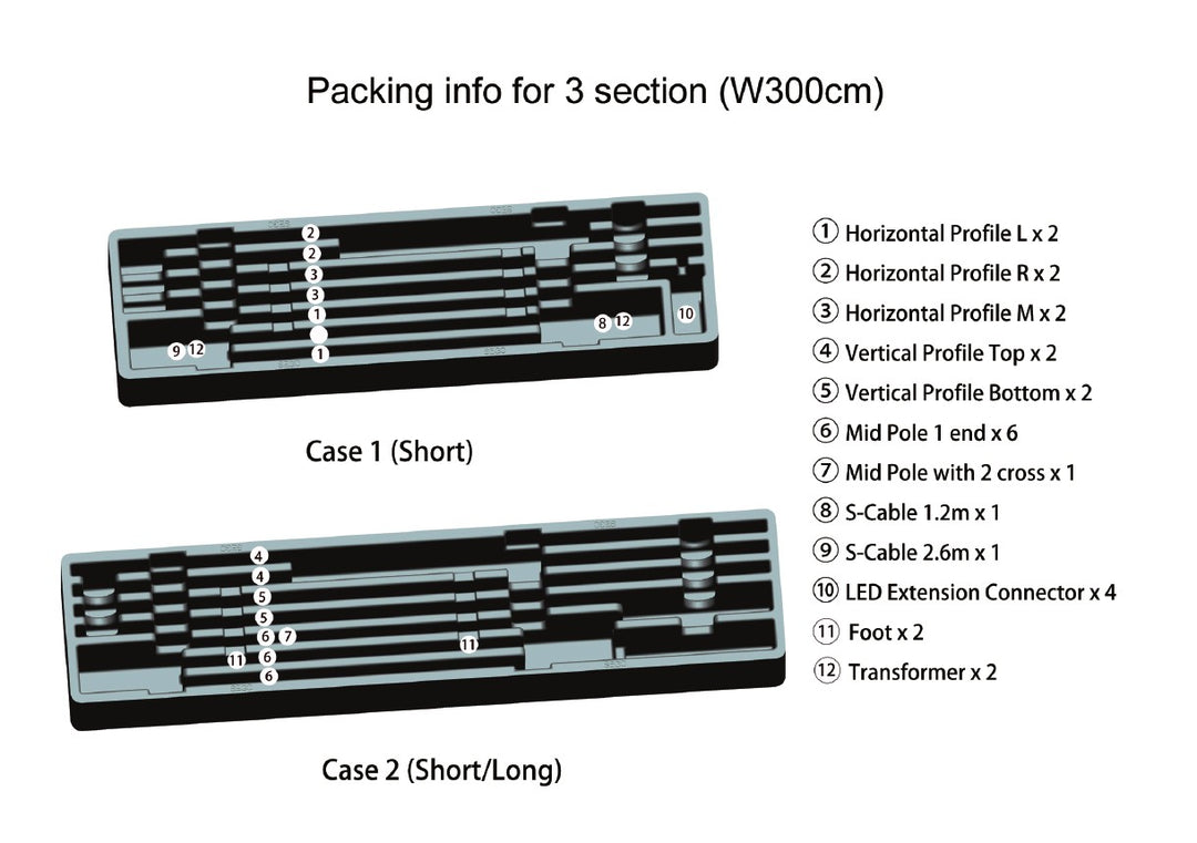 10’ SEG Backlit Fabric Display