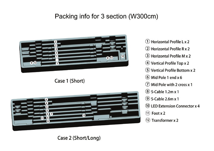 10’ SEG Backlit Fabric Display