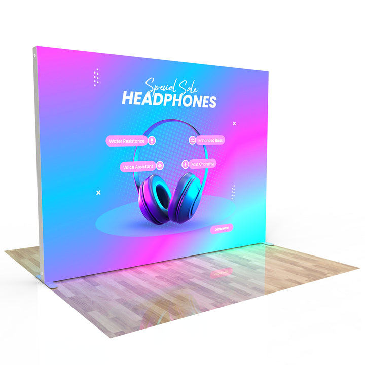 10’ SEG Backlit Fabric Display