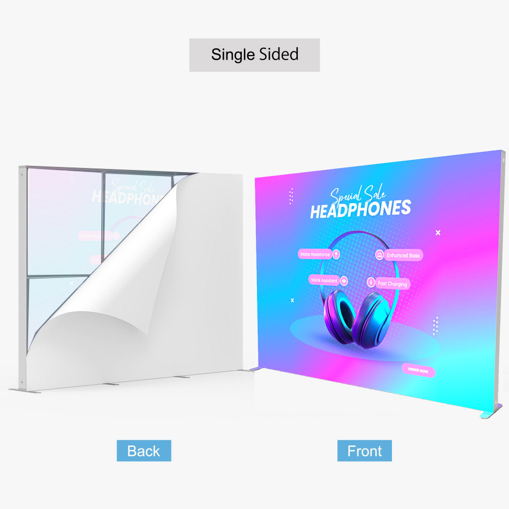 10’ SEG Backlit Fabric Display