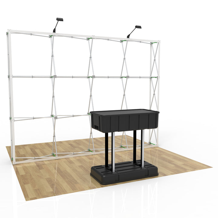 10‘ Straight Velcro Fabric Pop Up Display
