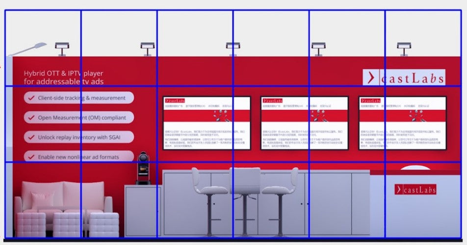 10x20 Wooden Trade Show Booth Exhibit Rental Package