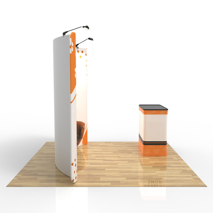 10' Curved Tension Fabric Display