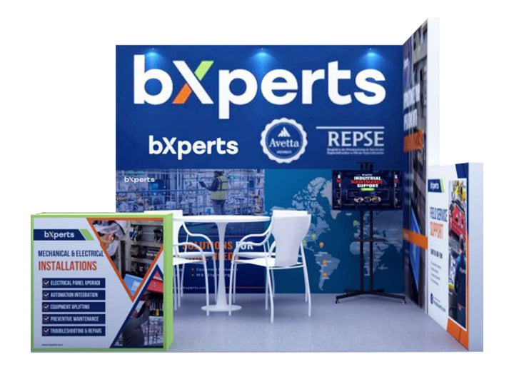 10x10 Wooden Trade Show Booth Exhibit Rental Package