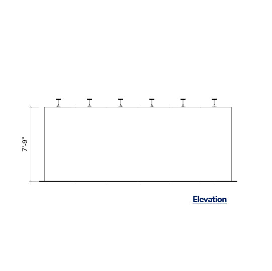 Wooden Backwall Exhibit 10' x 20'
