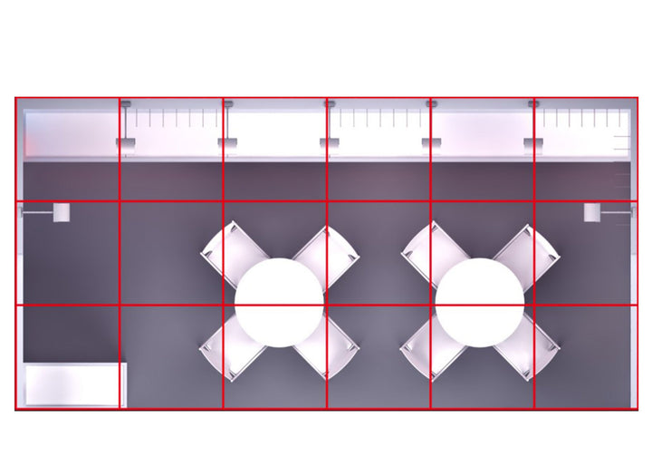 10x20 Aluminum Trade Show Booth Exhibit Rental Package
