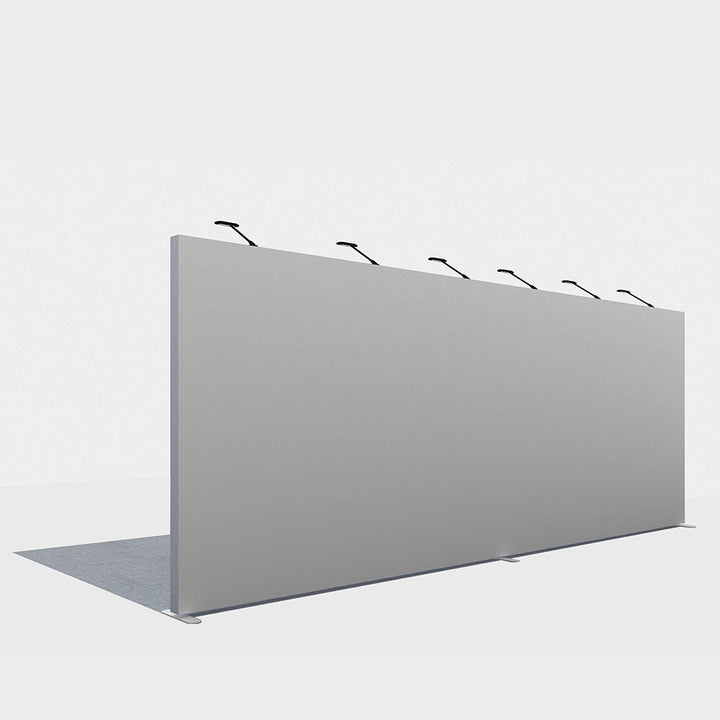 20' SEG Fabric Display with Upgraded Wooden Cabinet