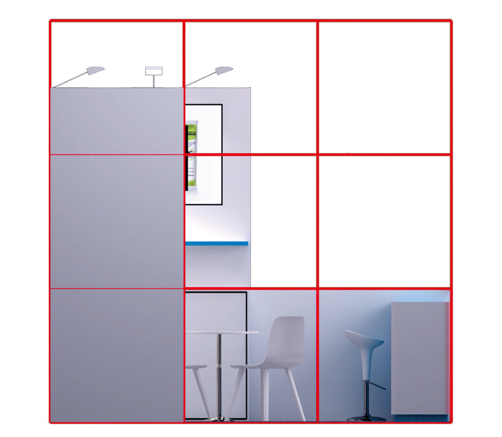 10x20 Modular Trade Show Booth Exhibit Rental – Includes Upgraded Wooden Counter