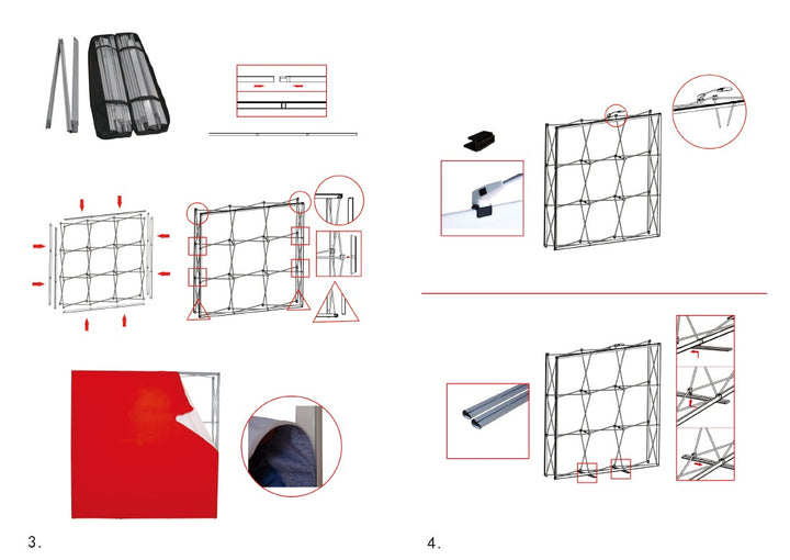 8‘ SEG Backlit Popup Display
