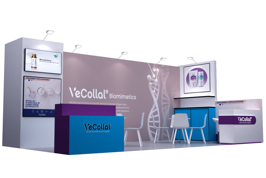 10x20 Wood Trade Show Booth Exhibit Rental
