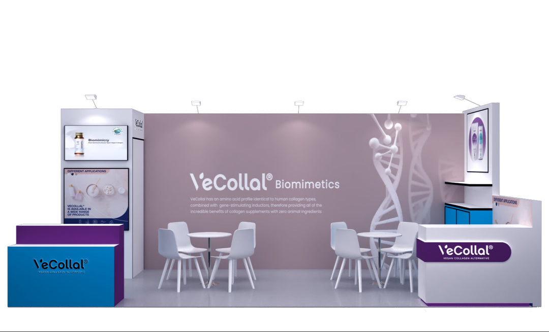 10x20 Wood Trade Show Booth Exhibit Rental