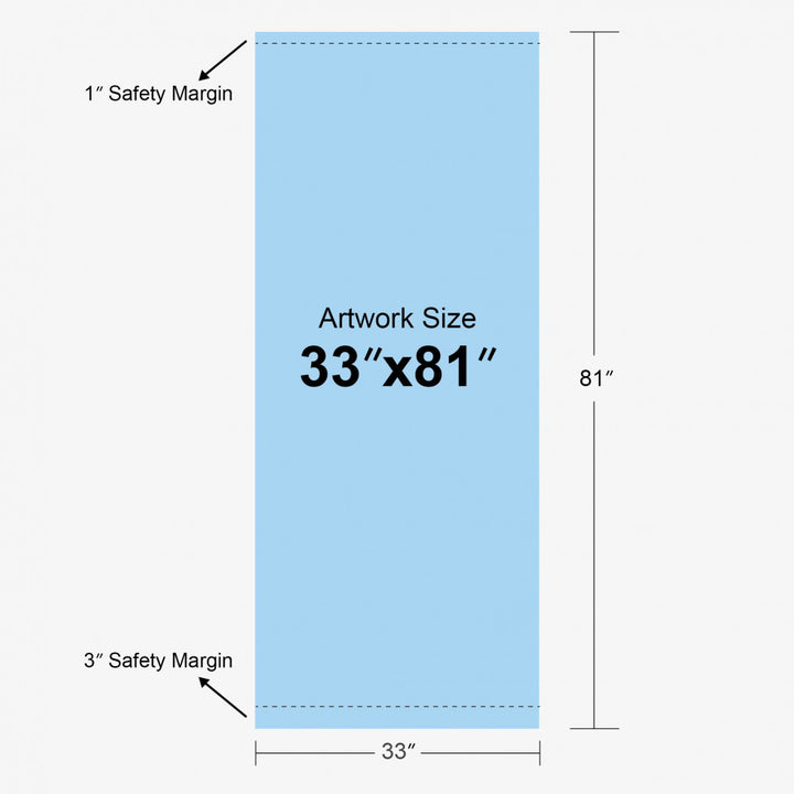 Deluxe Retractable UV Printed Fabric