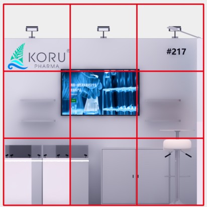 10x10 Wooden Trade Show Booth Exhibit Rental Package