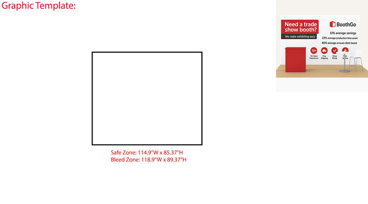 10x10ft Custom Booth