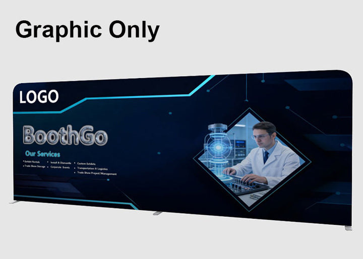 Straight Tension Fabric Display Graphic Reprint