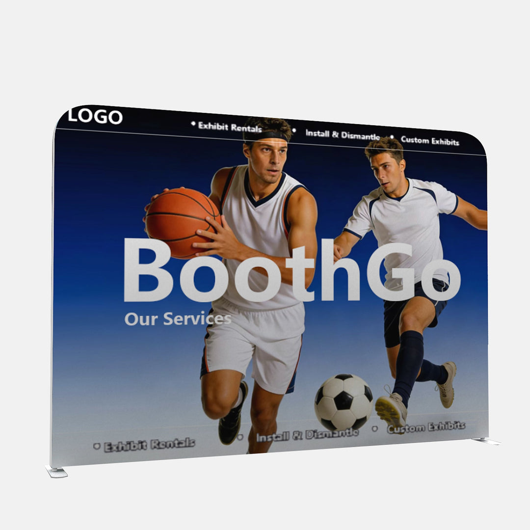 10ft Tension Fabric Trade Show Booth Package With Soft Canvas Bag