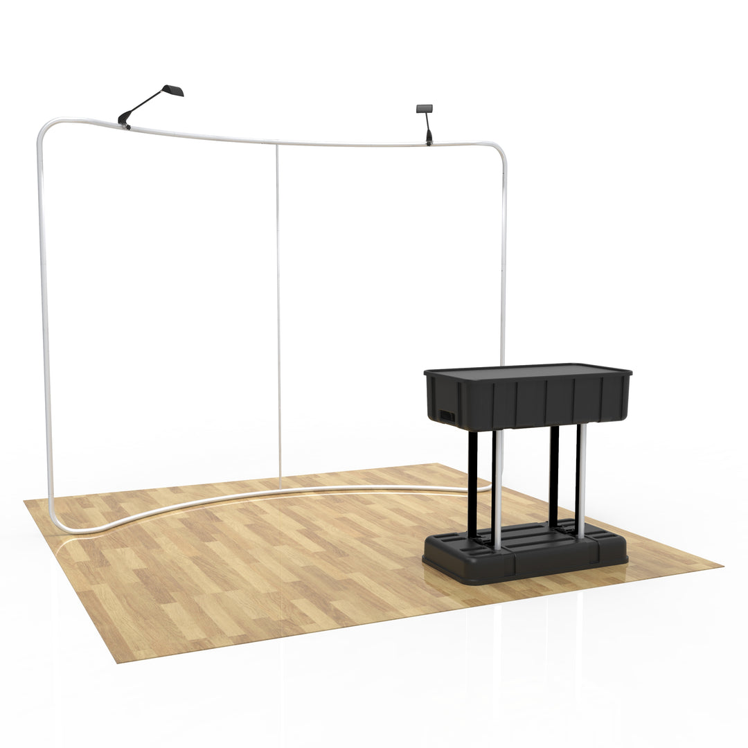 10ft Curved Tension Fabric Display