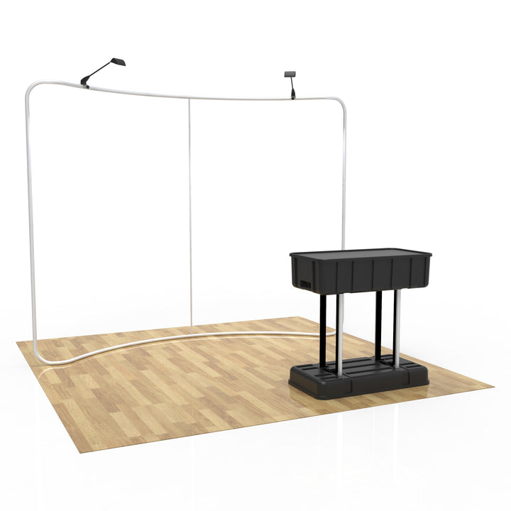 10ft Curved Tension Fabric Display