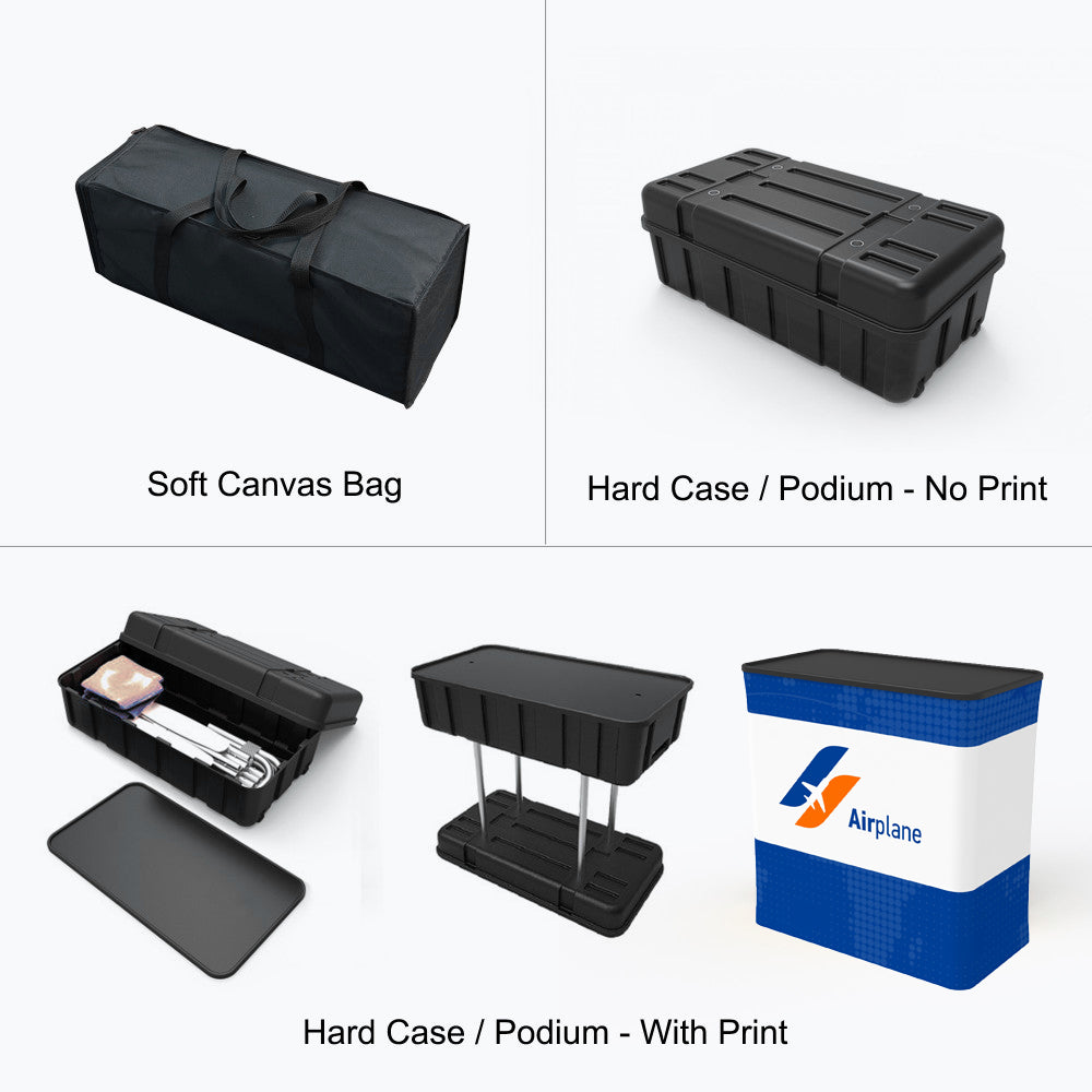10X10 Straight Tension Fabric Trade Show Booth Display Kit