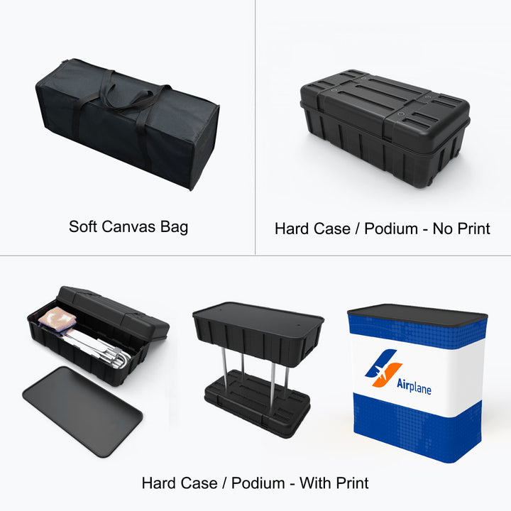 10X10 Straight Tension Fabric Trade Show Booth Display Kit