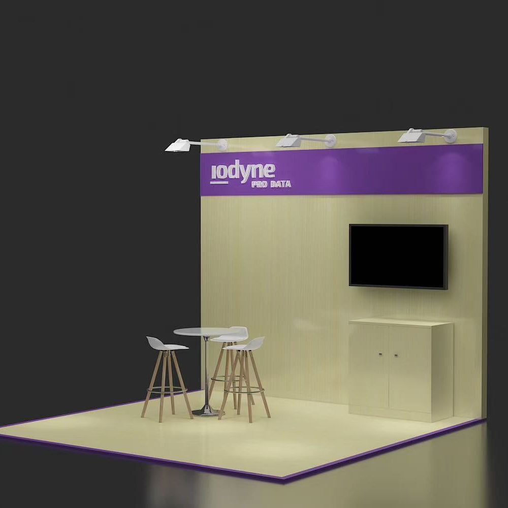Wooden Backwall Exhibit 10' x 10'