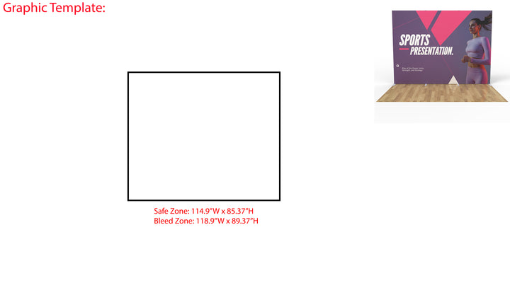10ft SEG Fabric Display