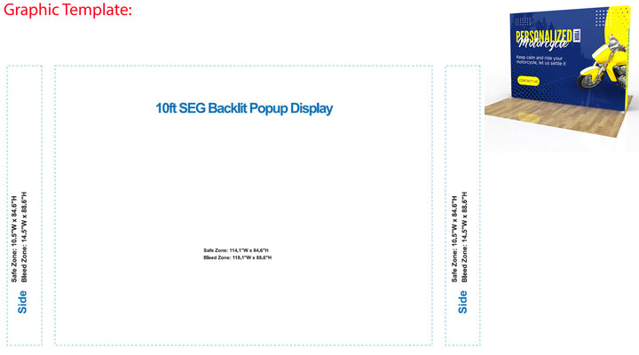10‘ SEG Backlit Popup Display