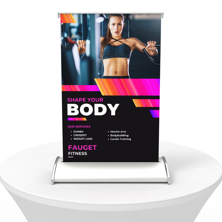 Table Top Banner Stand