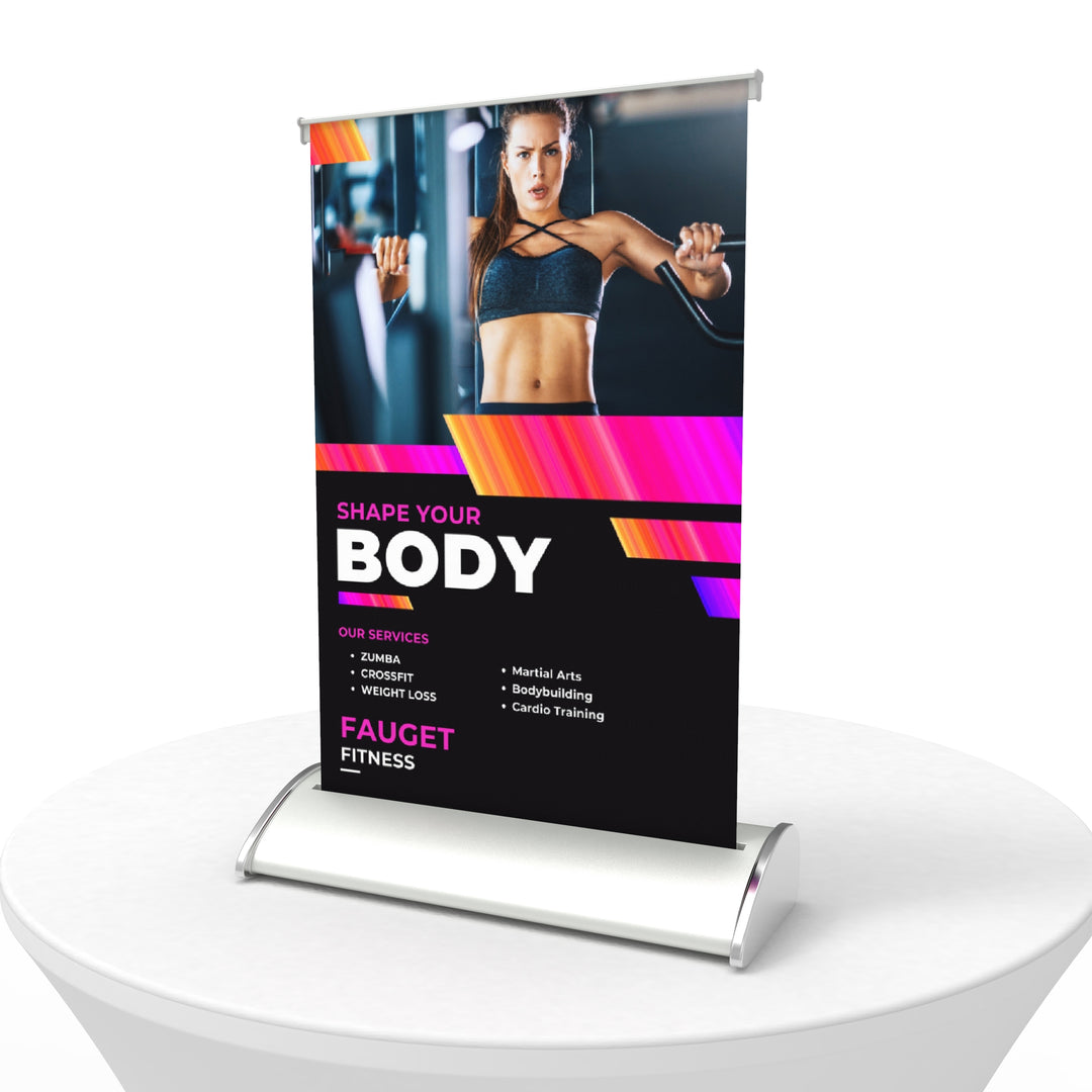 Table Top Banner Stand